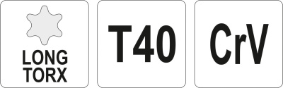 Ключ TORX, длинный T40