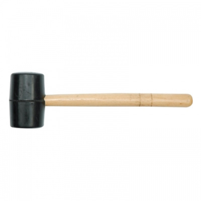 Киянка резиновая деревянная ручка 70 мм