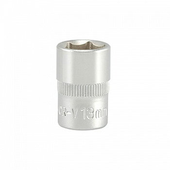 Головка торцевая 3/8" 13 мм короткая CrV