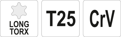 Ключ TORX, длинный T25