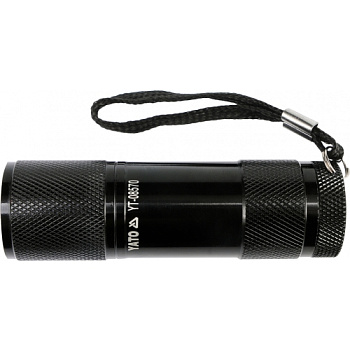 Фонарь мини алюминий 9 LED