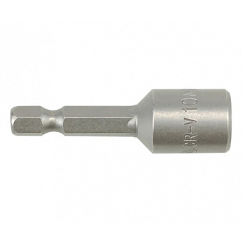 Магнитная 6-гр. торцевая насадка 1/4" 10х48 мм