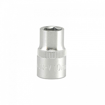 Головка торцевая 3/8" 10 мм короткая CrV