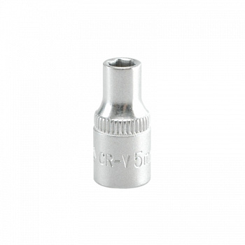 Головка торцевая 1/4"- 5 мм короткая CrV